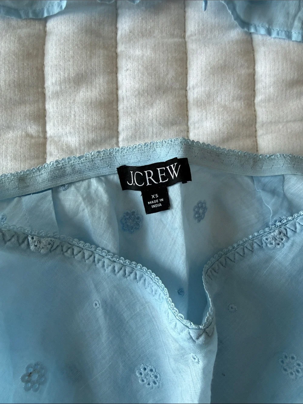 J. Crew See thru cover up set